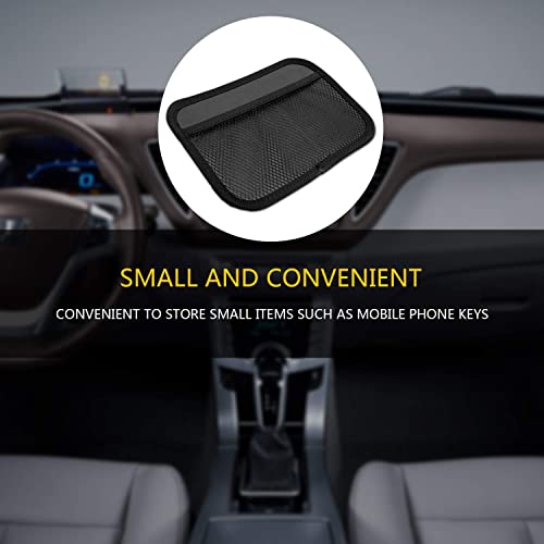 INNOLIFE 4-Piece Car Organizer Net Pocket, Side Pocket Holder, Phone Sunglasses Storage - 8"x5.75"