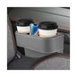 Car Seat Gap Filler Organizer, Multifunctional Auto Console Side Storage Box with Cup Holder, Universal PU Leather Cup Holder Front Seat Crevice Filler for Car Truck SUV (Gray)