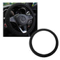 Kewucn Car Elastic Stretch Steering Wheel Cover, Soft Microfiber Breathable Ice Silk, Universal 15 Inch Anti-Slip Auto Steering Wheel Protector, Fit Car, SUV, Van, Sedan, Truck (Black) - size: Black