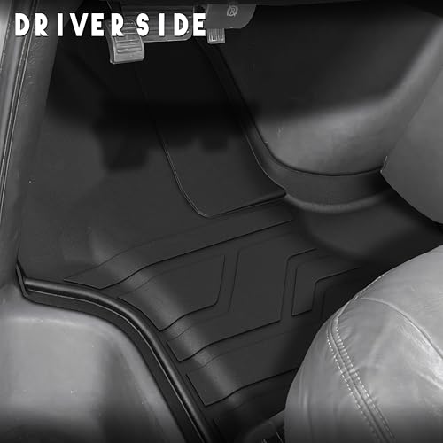 KARPAL Floor Mats for 2015-2025 2026 Chevrolet Express Van & GMC Savana Van 1500/2500/3500 Front Row, All-Weather TPE Custom Fit Floor Liners Car Accessories - style: 2015-2026 | For Chevy Express & GMC Savana 1500/2500/3500 | 1st Row