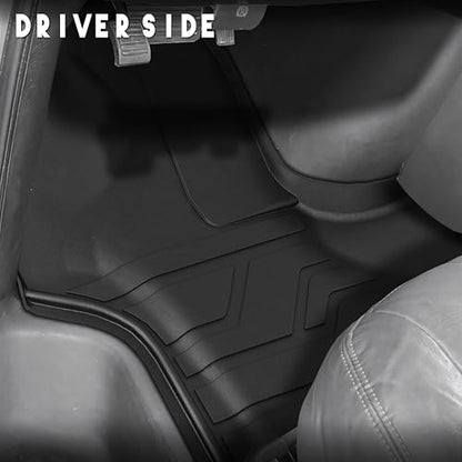 KARPAL Floor Mats for 2015-2025 2026 Chevrolet Express Van & GMC Savana Van 1500/2500/3500 Front Row, All-Weather TPE Custom Fit Floor Liners Car Accessories - style: 2015-2026 | For Chevy Express & GMC Savana 1500/2500/3500 | 1st Row