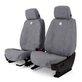 Covercraft Carhartt SeatSaver Custom Seat Covers for 2021-2026 Ford F-150 & 2022-2026 F-150 Lightning, 2023-2026 F-250/F-350/F-450/F-550-1st Row Bucket Seats, Duck Weave Gravel