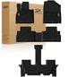 3W Floor Mats Fit Kia Telluride 2020-2024 2025 7&8 Seats, TPE All Weather Custom Fit Floor Mats for Kia Telluride for Car Mats Anti-Slip Heavy Duty Accessories, Black - size: 1.For Kia Telluride | 20-25 | 1st & 2nd Row