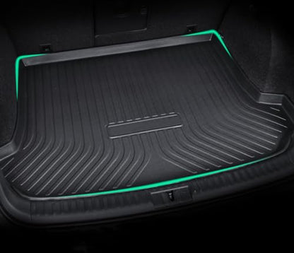 Cargo Liners Fits Honda CRV 2012-2016 Rear Trunk Floor Mats 3D Boot Tray All-Weather TPE Black - size: CRV 2012-2016