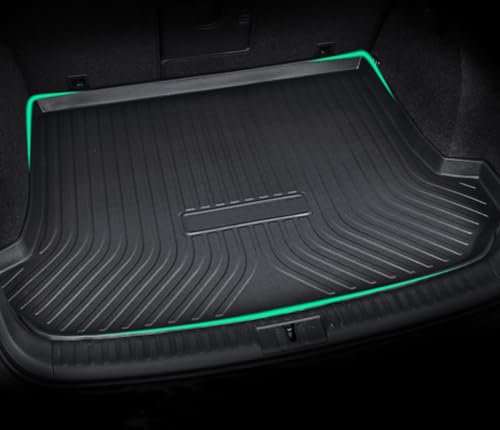 Cargo Liners Fits Honda Civic 2016-2021 Rear Trunk Floor Mats 3D Boot Tray All-Weather TPE Black - size: Civic 2016-2021