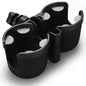 Accmor Stroller Cup Holder with Phone Holder, Bike Cup Holder, Universal Cup Holder for Uppababy Nuna Doona Strollers, 2-in-1 Cup Holder for Walker, Wheelchair, Scooter - color: Double Holder-Other Shape