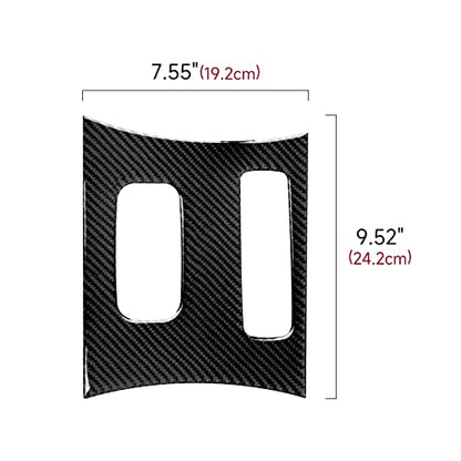Car Gear Shift Panel Decals for 2011 2012 2013 2014 Dodge Charger Accessories Carbon Fiber Stickers - color: Gear Shift Panel, B