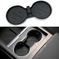 for Tesla Model 3 Y S X Cup Coasters - Model Y 2025 2026, Model 3 2024 2025 2026, Model S/X 2022-2025 Non-Slip Cup Holder Insert Mat Silicone Coasters Interior Accessories for Model 3/Y/S/X - size: Model 3/Y/S/X