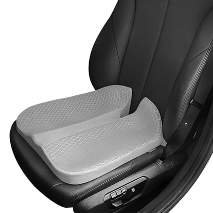 Yourkar Car Seat Cushion, Soft Memory Foam Auto Cushion, Comfortable & Breathable Automotive Front Seat Buttom Cushion Pad, Universal Vehicle Truck SUV Van Car Accessories (Gray)