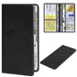 Car Registration & Insurance Card Holder Leather Auto Glove Box Organizer Document Wallet with Magnetic Shut - color: Black-Upgraded