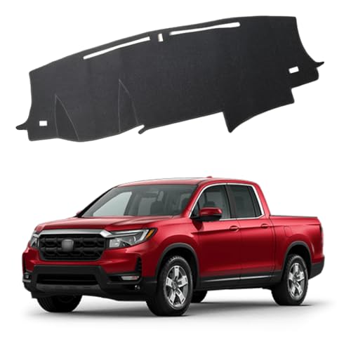 XITER Polyester Dashboard Cover Mat Carpet Dash Nonslip Sun Shade Mat Compatible For Honda Ridgeline 2017 2018 2019 2020 2021 2022 2023 2024 2025. - size: 2017-2024 Ridgeline