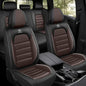 Car Seat Covers for Kia K5 2021-2026, Premium Nappa Leather, Waterproof, Anti-Slip, Full Coverage, Airbag Compatible, Breathable, All-Weather, Easy Install (5 Seats, Black&Coffee) - color: 5 Seats - Black&Coffee, size: Kia K5 2021-2026