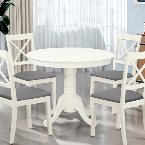 KRFOONN Waterproof Seat Covers for Dining Room Chairs Set of 4 with Dining Bench Cover Jacquard Washable Chair Covers Removable Kitchen Chair Cushion Slipcovers for Dining Room, Light Grey - color: Light Grey