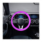 Car Silicone Steering Wheel Cover, Soft Anti-Slip Auto Steering Wheel Protector Fit 14 Inch, Universal Vehicle Interior Accessories for Cars, SUVs, Trucks, and Vans (Purple) - style: Purple