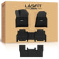 LASFIT Floor Mats for Jeep Grand Wagoneer/Grand Wagoneer L 2022 2023 2024 2025 7 Seats (NOT Fit Wagoneer & 8-Seat) All Weather TPE Custom Fit Car Mats Floor Liners 1st & 2nd & 3th Row, Black - style: Grand Wagoneer 7-Seat 2022-2025