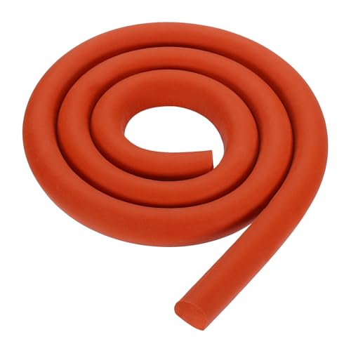 uxcell 3.28 ft Foam Backer Rod, 0.59" x 0.59" D-Shaped Solid Joint Filler, Foam Seal Strip for Caulk Saver, Rope Caulk Cement Crack Filler, Red - size: 3.28 ft x 0.59" x 0.59"