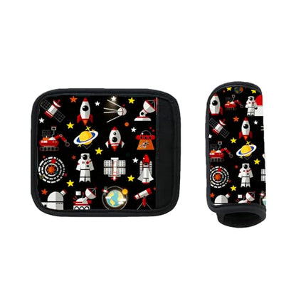 Kid's Seat Belt Cover Pad,Soft Shoulder Seatbelt Covers for Kid,Cute Toddler Seat Cushion (Fine Astronaut) - color: Fine Astronaut