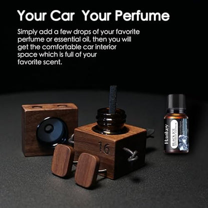Car Air Fresheners Cute Shaking Wooden Man Figurine Diffuser For Car Dashboard Reusable Air Freshener Gifts Car Vent Clip Car Odor Eliminator Fun Car Accessories Gift Set