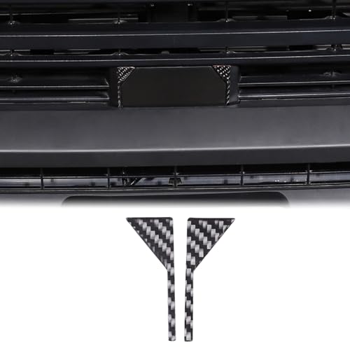 Aunginsy Car Front Trailer Hook Trim Sticker Compatible with Toyota Tundra/Sequoia 2022 2023 2024 Pickup Truck Real Carbon Fiber Material Decorative Sticker Protection Cover Exterior Accessories - size: Front Trailer Hook Trim Sticker