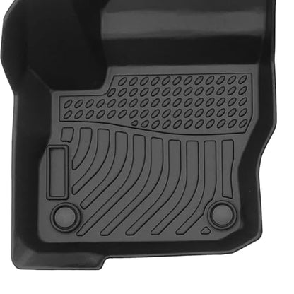 Car Floor Mats for 2012-2018 Ford Focus, All Weather TPE Rubber Custom Fit Car Mats Front & Rear 2 Row Mats, Black(2012-2018 Focus) - color: 2012-2018 Focus