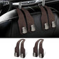 2 Pack Car Seat Headrest Hooks for Purses and Bags, Car Purse Holder With Double Metal Hooks, Headrest Back Seat Handbags Hook, Universal Car Purse Hanger, Cute Car Hanging Accessories, Brown - color: 2pcs Brown