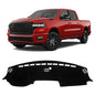 Sunsdrew Dash Cover 2019-2026 Dodge Ram 1500 2500 3500 Dashboard Cover Mat for Ram Suede Dash Mat Accessories Sun Shade Nonslip Mesh Protector No Glare - size: 19+Dodge Ram Dash Cover