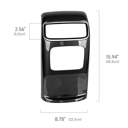 Rear Air Vent Outlet Decals for Honda CR-V 2017 2018 2019 2020 2021 2022 Accessories CRV ABS Carbon Fiber Interior Stickers - color: Rear Air Vent Outlet
