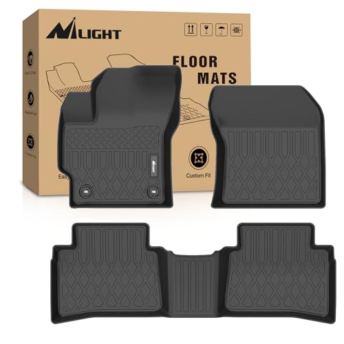 Nilight TPE Floor Mats for Toyota Corolla (Including Hybrid) 2020 2021 2022 2023 2024 2025 2026 All Weather Custom Fit Heavy Duty Floor Liners - size: 2020-2025 Toyota Corolla