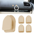 5PCS Car Dashboard Mini Hooks, Car Key Holder, Multifunctional Auto Dashboard Hook, Universal Interior Auto Accessories Self Adhesive Backseat Hanger for Key, Mask, Charging Cable - color: Beige