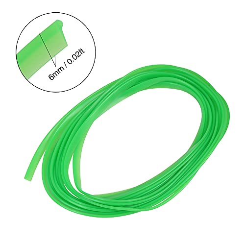 X AUTOHAUX Car Interior Trim Strip Line Door Edge Seal Protector Green 5m 16.4ft - color: Green
