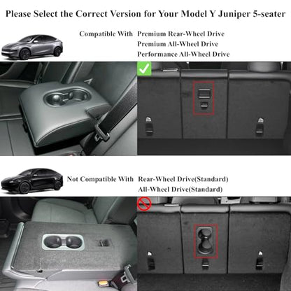 SUPER LINER 2025 2026 Tesla Model Y Juniper Floor Mats & Accessories & Extra-Thick TPE Cargo Liners CabinProtect™ for 5-Seater | All-Weather Pet & Child-Friendly System(Not for Standard) - size: 9-Piece Set | Small