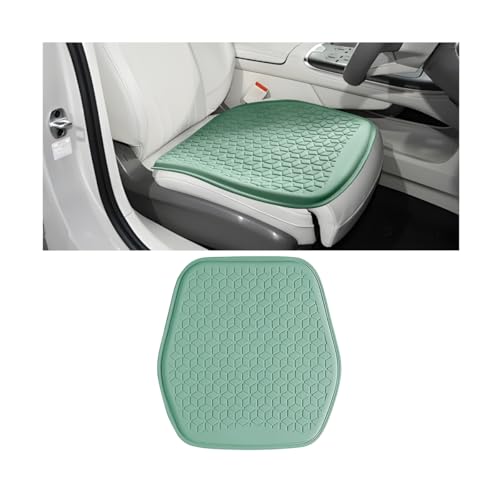 Gel Car Seat Cushion, Non-Slip & Comfortable Automotive Chair Protector Pad for Driving, Breathable Vehicle Interior Mat Cover Accessories, Universal for SUV Sedan Truck (Green) - color: Green