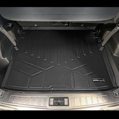 SMARTLINER All Weather Protection Custom Fit Cargo Liner Behind The 2nd Row Compatible with 2023-2025 Mitsubishi Outlander - color: Mitsubishi Outlander 2023 - 2025