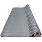 Garage Floor Mat, PVC Flooring Roll Thickened Garage Mats, Heavy Duty Parking Mat Waterproof Nonslip Floor Protector for Car, Trailer, SUV, Basement, Gym (Grey) (8 Feet x 12 Feet)