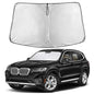 EcoNour Windshield Sunshade Compatible for BMW X3 2018-2024, 2025, 2026 Including sDrive30i, xDrive30i, M40i, and Hybrid Trims, Sun Visor for Front Window Sun Shade Cover, Car Accessories - size: For BMW X3 (2018-2026)