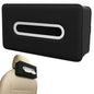 Upgraded Car Tissue Holder, Premium PU Leather Backseat Tissue Case Holder for 100-150 Regular Size Tissues,Foldable Tissue Holder 9.45 × 5.24 × 3.54 in, Black