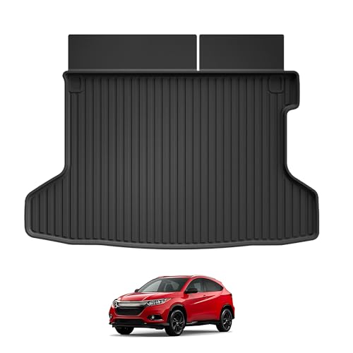 Original Cargo Liner Fit for Honda HRV HR-V AWD 2016-2022: All Weather Protection Heavy Duty Trunk Liner - Anti-Slip Waterproof TPE Rubber Rear Cargo Car Liner HRV Cargo Mat Accessories Black - color: for Honda HR-V | 2016-2022 | Cargo Mat