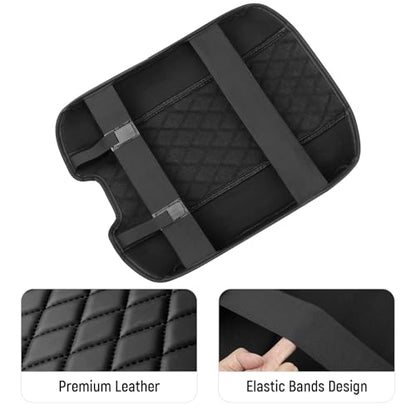 ZZEQYG Center Console Cover for Chevy Silverado/GMC Sierra 2014-2018, Tahoe & Suburban & Yukon 2015-2020, Car Armrest Cover Accessories(Fits Jump Seat Console Only) - color: For Silverado/Sierra 2014-2018(Jump Seat)