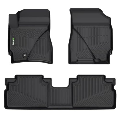 HAFIDI® Floor Mats Fit for 2009-2012 Ford Escape for Mazda Tribute & Mercury Mariner 2009-2011 All Weather Protection TPE Car Floor Liners, Fits 1st & 2nd Row Full Set Custom Accessories, Black - style: 13) For Escape 2009-2012 Floor Mats