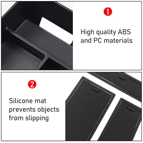 Jaronx Compatible with BMW X5 G05/ X6 G06/ X7 G07 Center Console Organizer, Console Organizer Tray Storage Compatible with BMW X5 G05/ X7 G07 2019-2026, X6 G06 2020-2026 - size: G05/G06/G07 Console Organizer