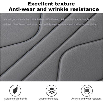 New Universal Car Center Console Cover with Side Pockets - Leather Armrest Cover,Waterproof Armrest Box Mat,Arm Rest Covering Car Interior Accessories Arm Rest Cushion for SUV/Truck/Vehicle(Coffee) - color: Coffee