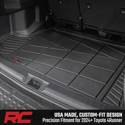Rough Country Sure-Fit Cargo Mat for Toyota 4Runner (2025) - Custom Fit Rear Cargo Liner, All-Weather Protection, Made in USA - style: Rear Cargo