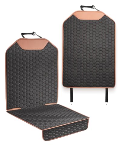 Set Seat Back Organizer & Car Seat Protector Hexy Waterproof & Non-Slip Protector for Child Car Cushion for Leather and Fabric Seats (Hexy Set 2) - color: Hexy Set 2