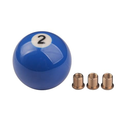 Mavota Pool Ball Billiard Stick Shift Knob Universal Gear Shifter Knobs for Car SUV Bus Truck (Blue 2) - color: Blue