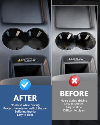 Cup Holder Inserts Compatible with Honda Prologue EV/Acura ZDX 2026 2025 2024, Non-Slip TPE Center Console Cup Holder Protector Organizer for Prologue EV/ZDX Interior Accessories - size: For 2024-2026 Prologue EV/Acura ZDX