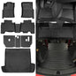 Naibeve Floor Mats for 2010 2011 2012 Toyota 4Runner-All Weather Custom for Toyota 4Runner Floor Mats & Cargo Mats & Backrest Mats Waterproof Interior Accessories - size: 6)4Runner|2010-2012