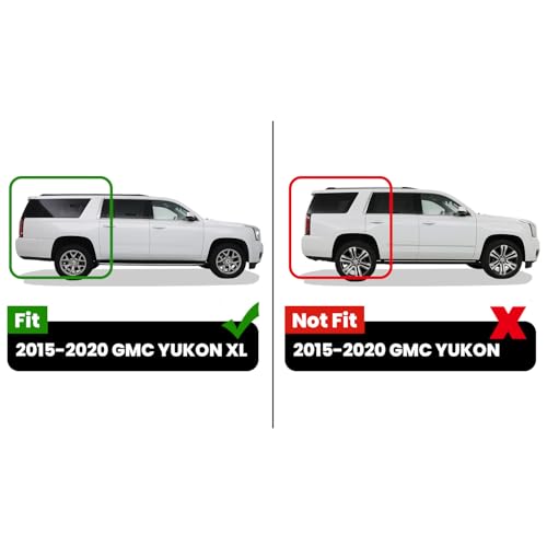 LASFIT Floor Mats & Cargo Liner with Backrest Mat 2015-2020(Only 7 Seat) for Chevy Suburban & GMC Yukon XL(Only Yukon XL, Not Fit Yukon), All Weather TPE Custom Fit Car Floor Liner, Not Fit 8/9 Seats - size: Suburban/Yukon XL/Eacalade ESV 7 Seats 2015-202