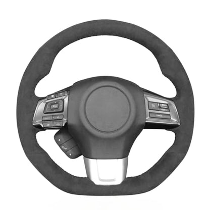 MEWANT Hand Stitched Steering Wheel Cover Wrap for Subaru WRX 2015-2021 / WRX STI 2015-2021 Steering Wheel Accessories(Customized Private Link) - color: Customized Private Link for Alcantara