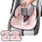 2 Pack Waterproof Piddle Pads Carseat Potty Training Car Seat Protector Waterproof Car Seat Liner Cover to Prevent Pee - color: light pink