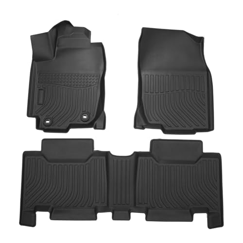 Cartist Floor Mats Compatible with Toyota RAV4 2013-2018 (Nor for Hybrid or Prime) Accessories All Weather Floor Mat Heavy Duty TPE Odorless Carpet Protection - size: 2)Toyota RAV4【2013-2018】